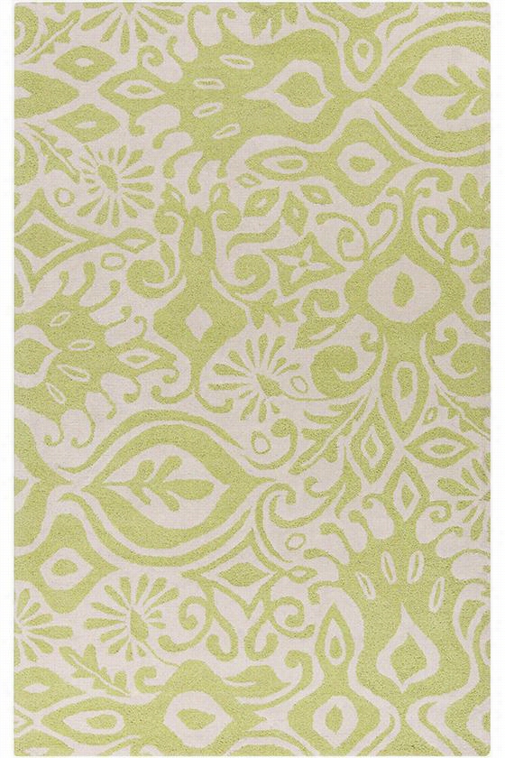 Avaris Area Rug - 2'x3', Li Me Green