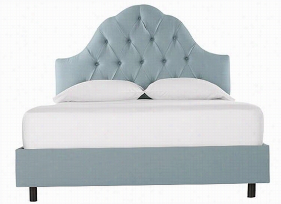 Beglian Linen Custom Gdorgiana Upholstered Bed - Abundant, Aero