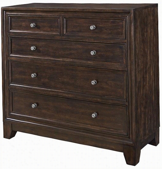 Brstol5 -drawer Chest - 50""hx40""wx18""d, Tan