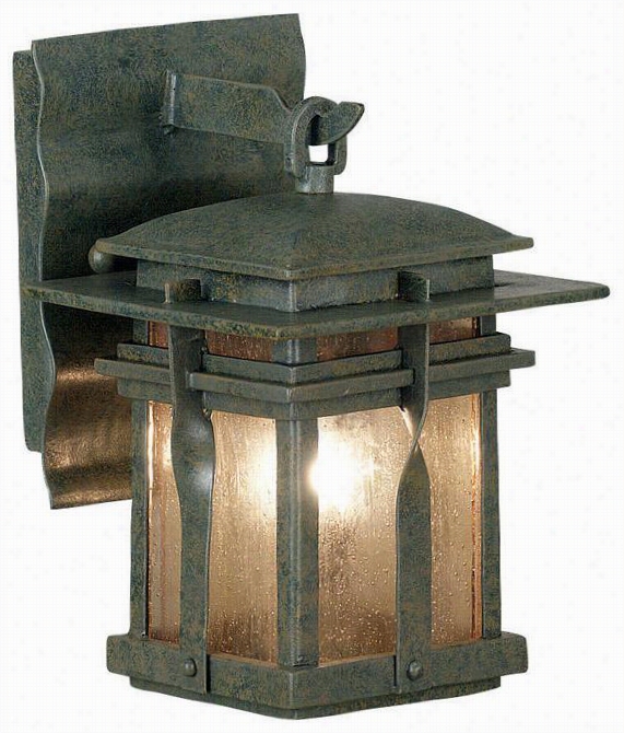 Brynmor All-weather Outdoor Patio Wall Lantern - Exttra Small, Pumpkin