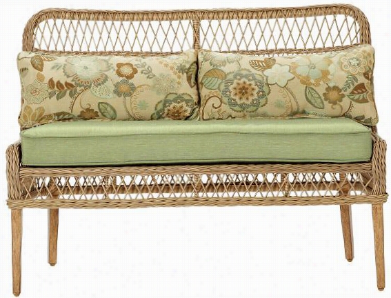 Cape Cod All-weather Outdoo Ptaio Bench - 34""hx47" ;"wx26""d, Sage