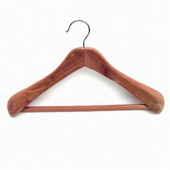 Ceda Rcoat Hanger - 10""hx18"&quotwx3""d, Maroon