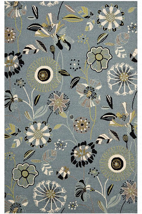 Clara Area Rug I - 2'3""x8' Runner, Blue