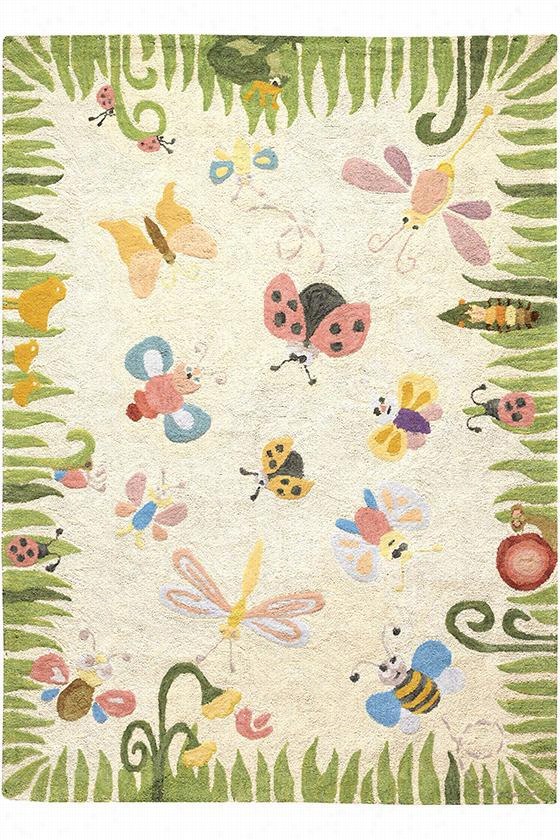 Critters Arwa Rug - 2'x3', Ivory