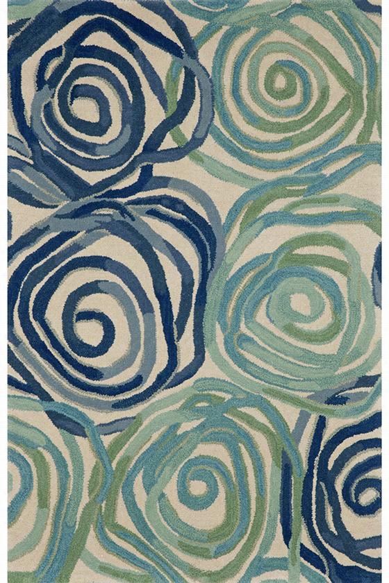 Daze Area Rug - 5'x8', Blue