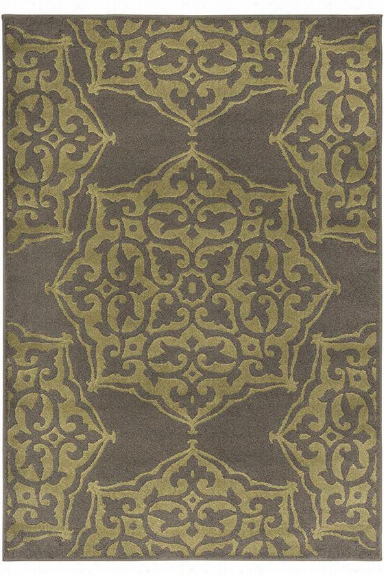 Fleu Area Rug  Ii - 1'11"&qut;x7'6"", Gray