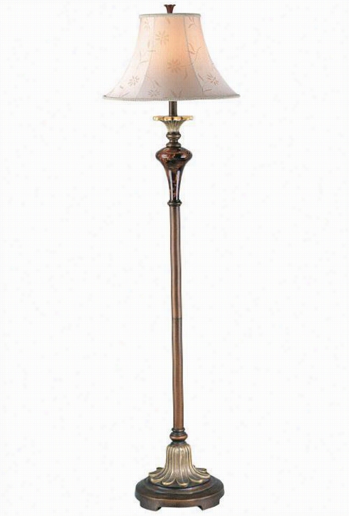 Floor Lamp I - 59""hx16""w, Gold