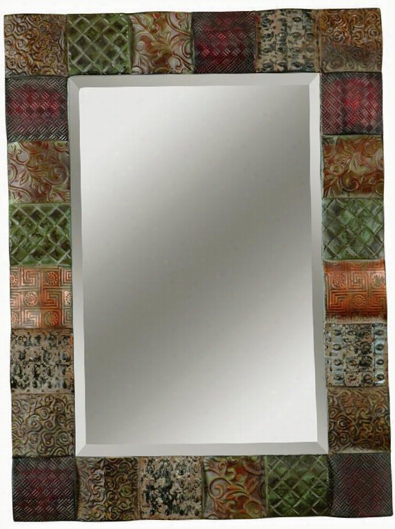 Ganya Mirror - 31x41, Multi