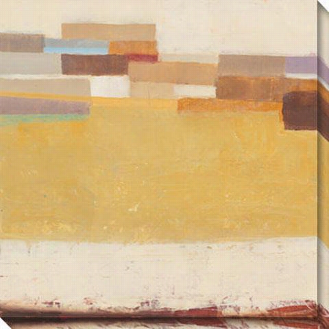 Golden Mesa Ii Cavas Wall Creation Of Beauty - Ii, Yellow