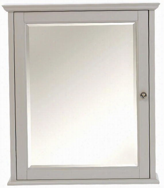 Hamillton Mirrored Cabinet - 27""hx32.5""w, Gray