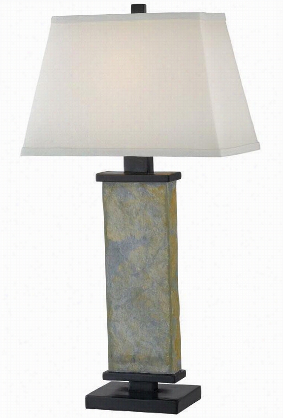 Hanover Tab Le Lamp - 29""h, Skate Gray