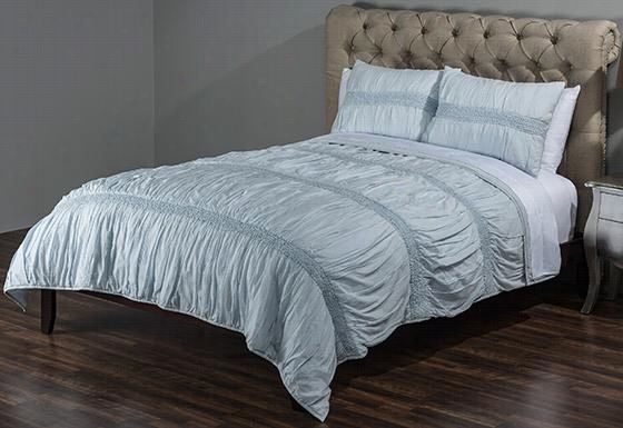 Kassidy Quilt - King, Soft Blue