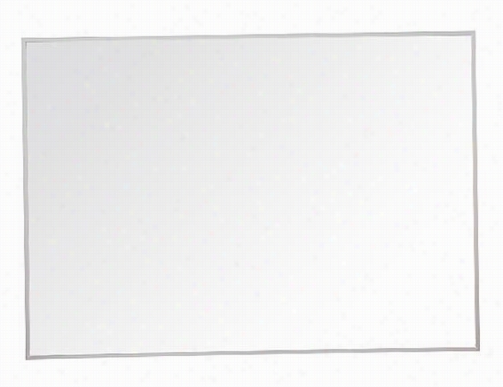 Littleton 40"" M Irror - 28""hx40""wx1.5""d, Bruhsed Metal