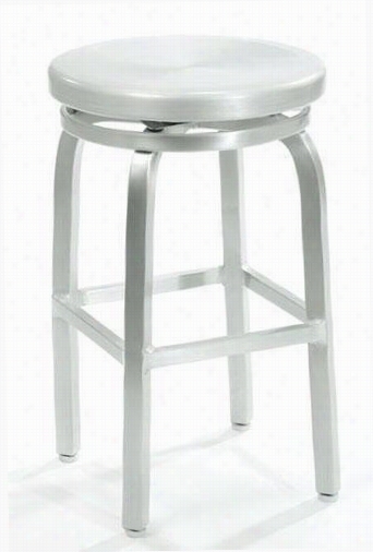 Melanie Swivel Counter Stool - Swivel, Aluminum