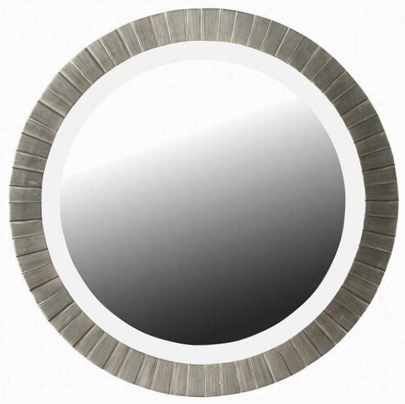 Montgomery Wall Mirror - 36& Quot;" Round, Silver