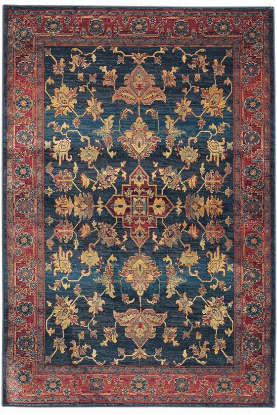 Or Iental Wsavers Enchantment Area Rug - 6'7""x9'1& Quot;", Blue