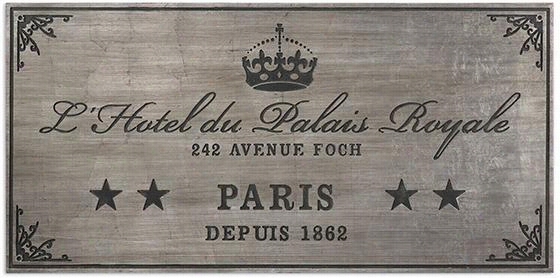 Palais Wall Plaque  23""hx47""wx2""d, Antiqued Silver Leaf