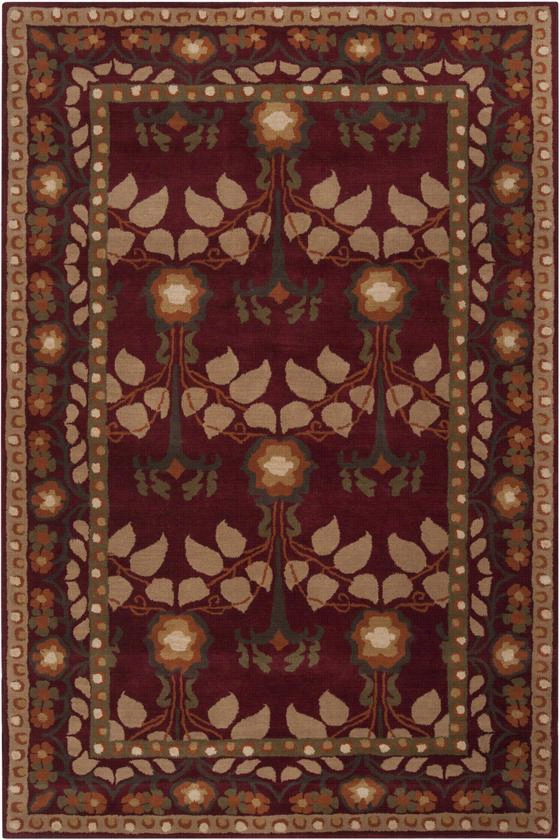 Pecos Area Rug - 2'x3', Maroon