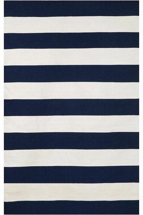 Plank Area Rug - 2'x8' Runne R, Navy Blue