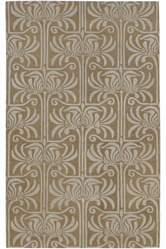 Quill Area Rug - 3'3""5x'3, Brwn