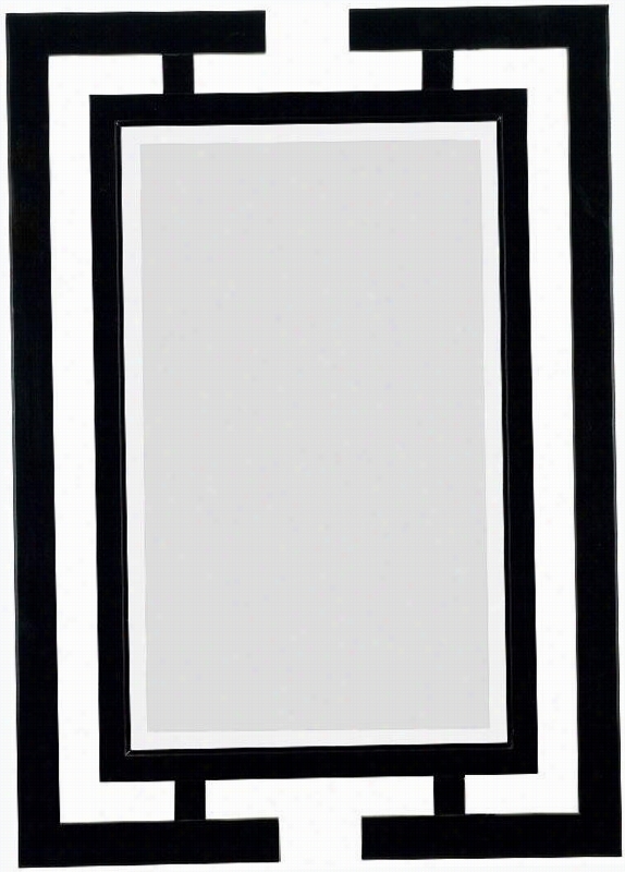 Shinto Wal1 Mirror - 41""hx29""w, Black