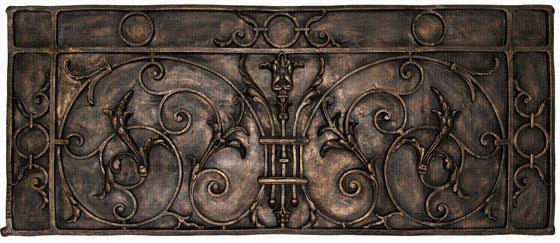 St. Michael's Gate Plque - 18""h X 43&uot;"w, Bronze