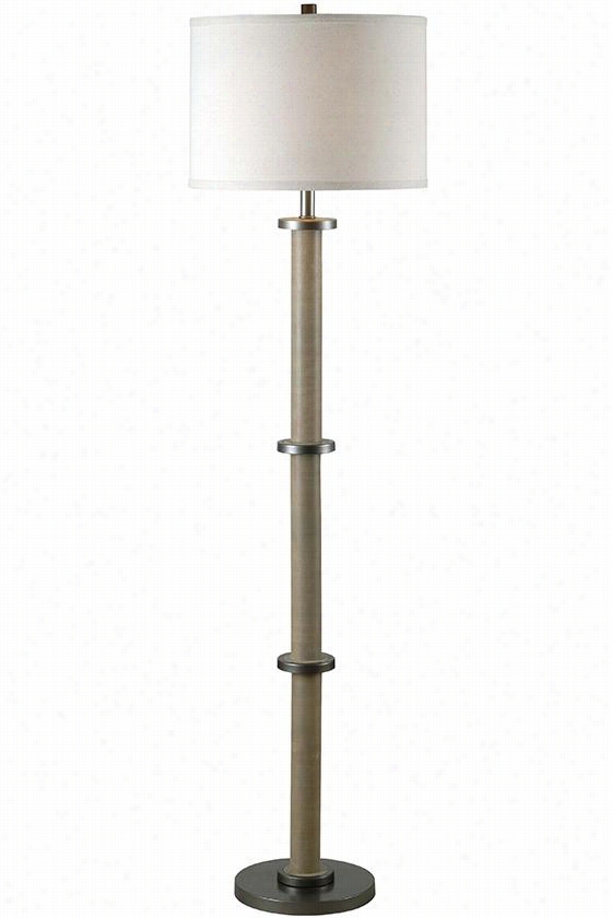 Sullivan Floor Lamp - 61""hx16"&quo;tdiameter, Wood Grain