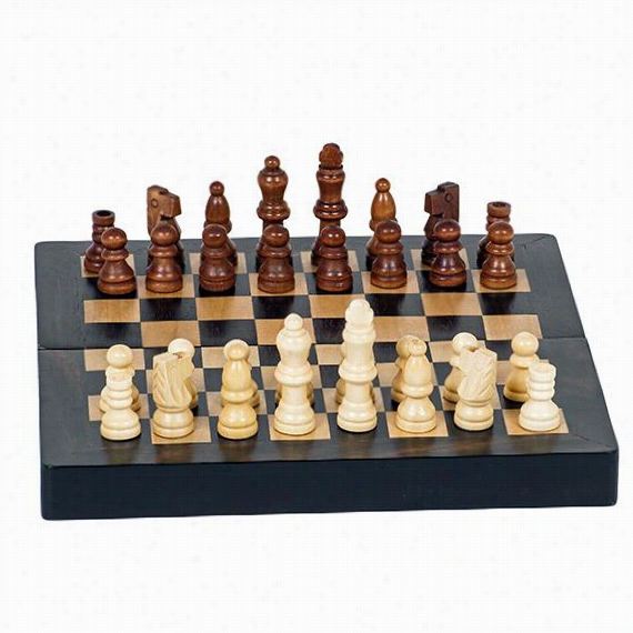 Travel Magnetic Chess Set - Set, Black