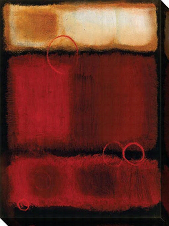 Urban Moment Ii Canvas Wll Art -ii, Red