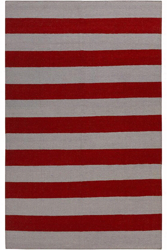 Vcitor Wool Area Rug - 5'x8', Ed