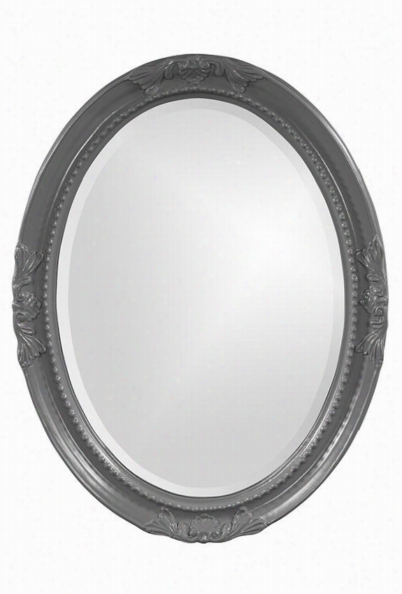 Aria Mirror - 33&quott;"hx25""wx1""d, Glossy Ccharoal