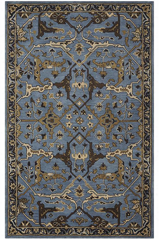 Ariel Area Rug - 8' Circuit, Blue