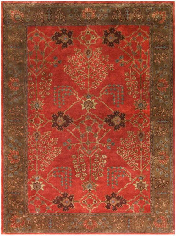 Avon Ii Area Rug - 2'x3', Orange Rust/brown