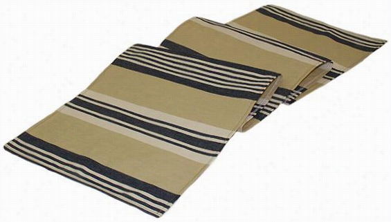 Cabana Stroke  Table Runner - 54""hx12""w, Blue