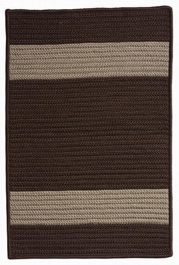 Cafe Milano Area Rug-  1'10""x2'10"", Chocolatr Brown