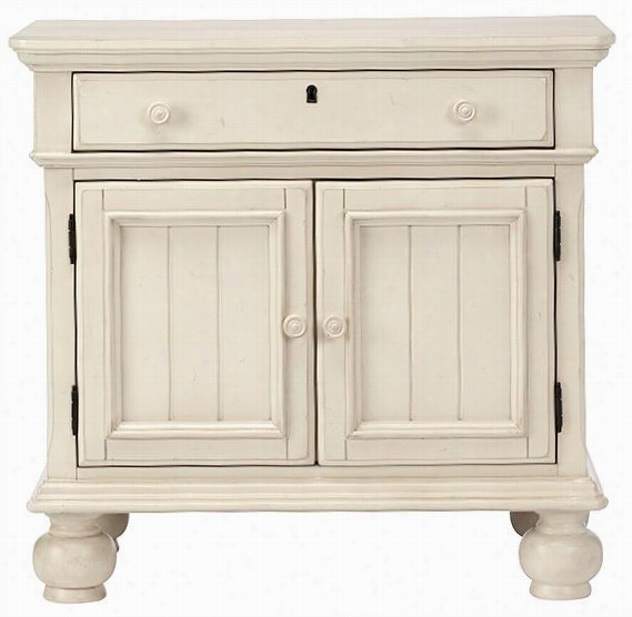 Carmel Door Nightstand - 299.5""hx32""wx17""d, White