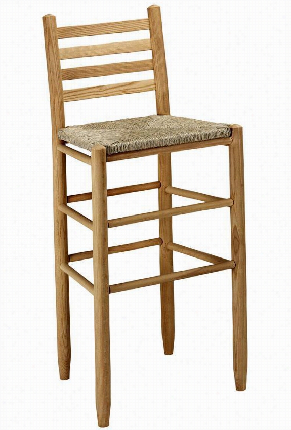 Carolina Ladder-back Bar Discharge  - 30""barstool, Brown