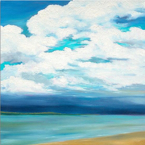 Clouds Ver The Point Acrylic Wall Art - 30" ;"squarex2""d, Marie Meyer