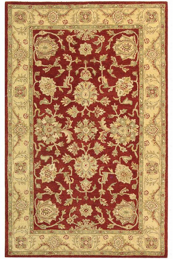 Cloverdale  Area Rug - 4'6""x6'6"" Oval, Re D