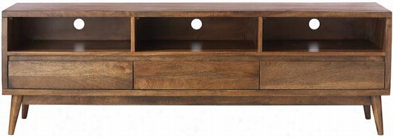 Conrad Tv Stand - 22""hx67""wx18&qiot;"d, Antique Natural