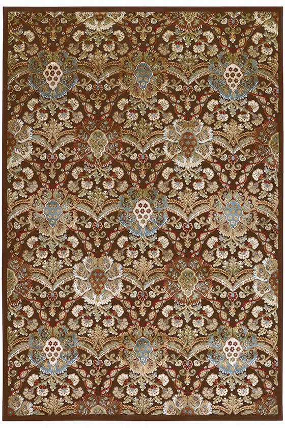 Delightful Area Rug - 2'7""x7'messenger, Browwn