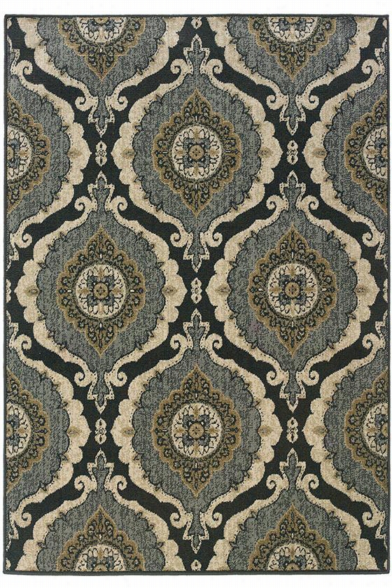 Diva Area Rug - 6'7""x9'6"", Mineral Blue