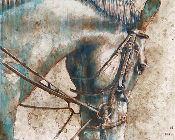 Equine Stdu Wall Art - 24"&quo T;hx30""wx1.5""d, Sesn Rush