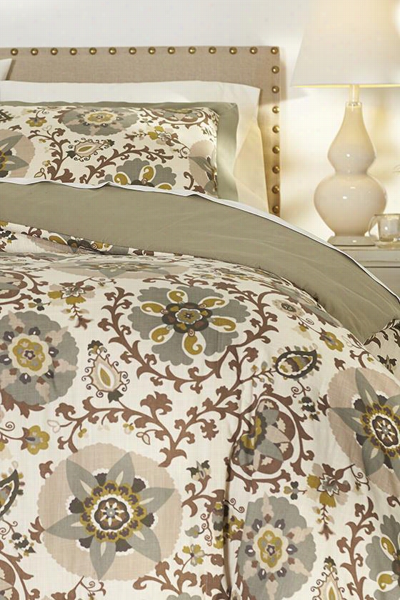 Febrile Affection Pitch Bedding Set - Queen, Ivory