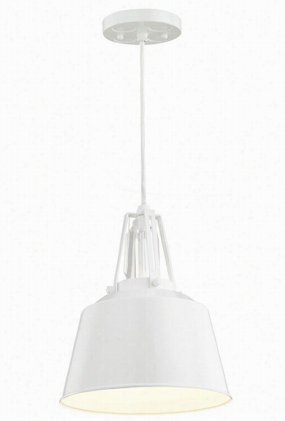 Freemont Mini Pendant - 11&qout;"hx9""diameter, Comment White