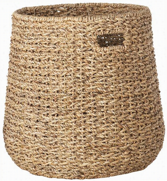 Imani Water Hyacinth Basket - 18""hx19""wx19"&quoot;d, I Vory