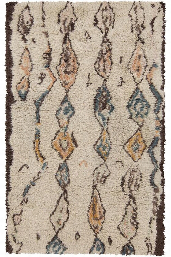 Karkila Area Rug - 5'x8', Ivory