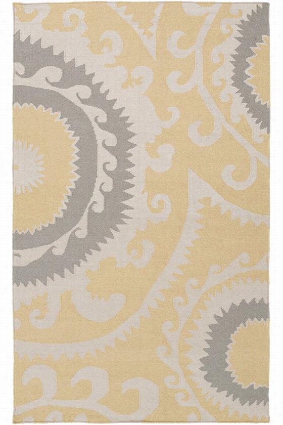 Kyte Area Rug - 8'x11', Yellow