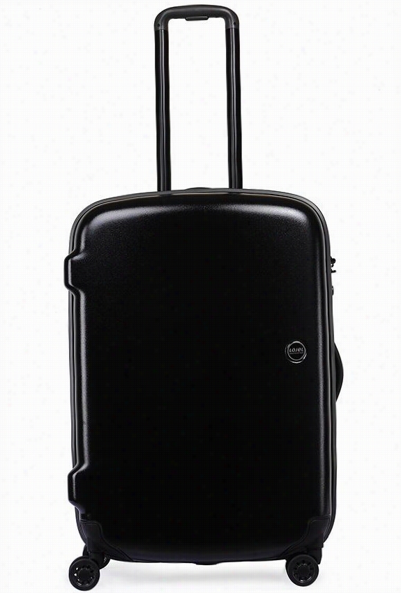 Lojel Nimbus Waterproof Virtuous Spinner Suitcase- 21&qu Ot;"hx13""wx30""d, Black/gray Trim