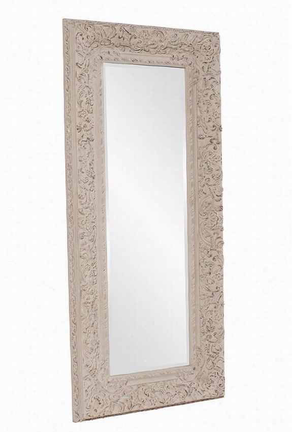 Lucia Wall Mirror - 71""hx31""wx4""d, Beige